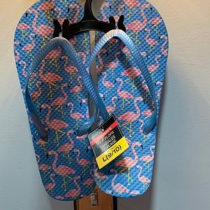 Flamingo flip flops